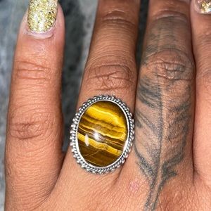 ❗️SOLD❗️Tigers eye ring